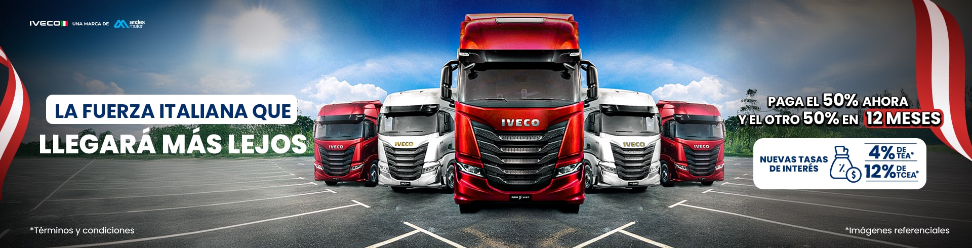 Banner IVECO la fuerza italiana que llegara mas lejos